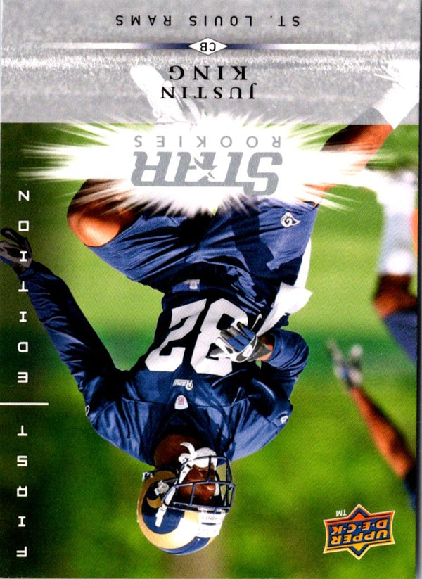 2008 Upper Deck First Edition Justin King #216 Rookie