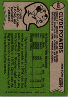 1978 Topps Clyde Powers #452