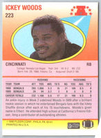 1990 Fleer Ickey Woods #223