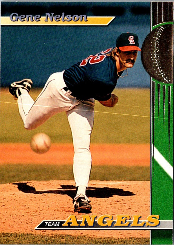 1993 Stadium Club California Angels Gene Nelson #22