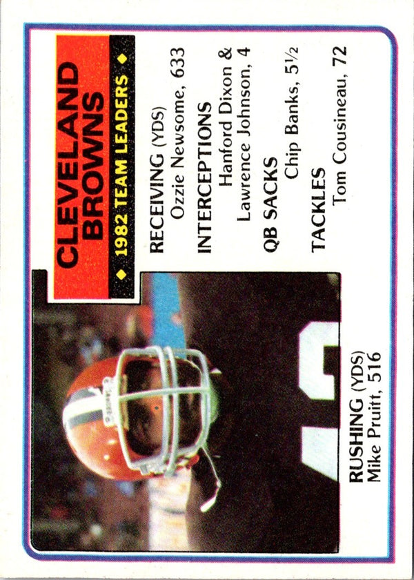 1983 Topps Cleveland Browns #244 NM-MT