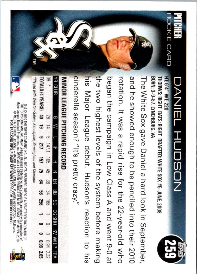 2010 Topps Daniel Hudson