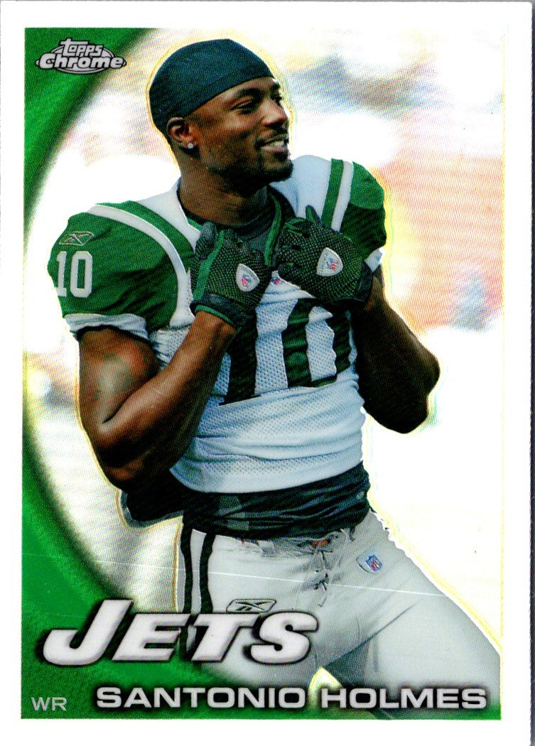 2010 Topps Chrome Santonio Holmes