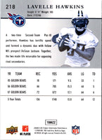 2008 Upper Deck First Edition Lavelle Hawkins #218 Rookie