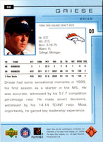 2000 Upper Deck Brian Griese #68