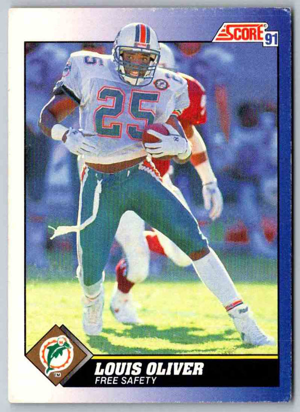 1991 Score Louis Oliver #68