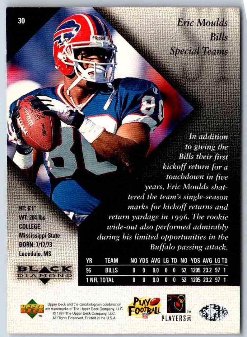 1998 Upper Deck Eric Moulds