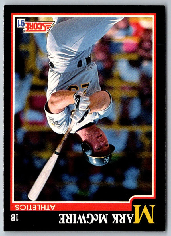 1991 Score Mark McGwire #324