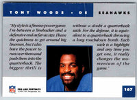 1991 ProLine Tony Woods #167