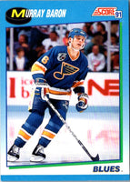 1991 Score Canadian English Murray Baron #616