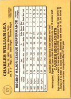1985 Donruss Charlie Lea #177