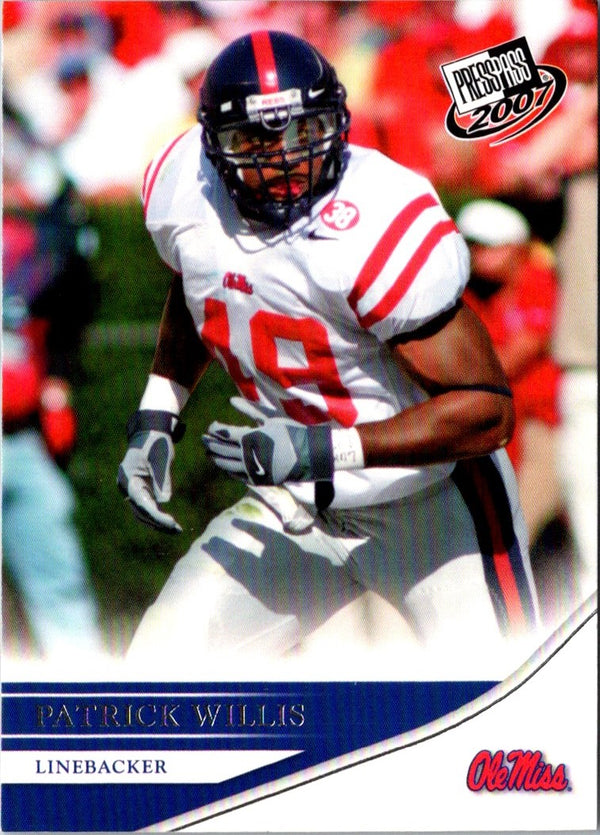 2007 Press Pass Patrick Willis #50
