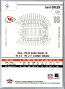 2003 Fleer Authentix Trent Green