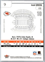 2003 Fleer Authentix Trent Green #9