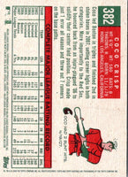 2008 Topps Heritage Coco Crisp #382