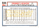 1992 Topps Terry Leach