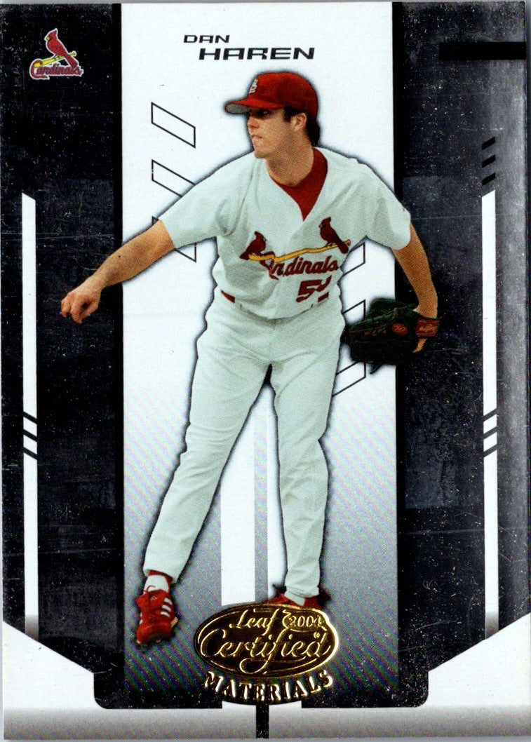 2004 Leaf Certified Materials Dan Haren