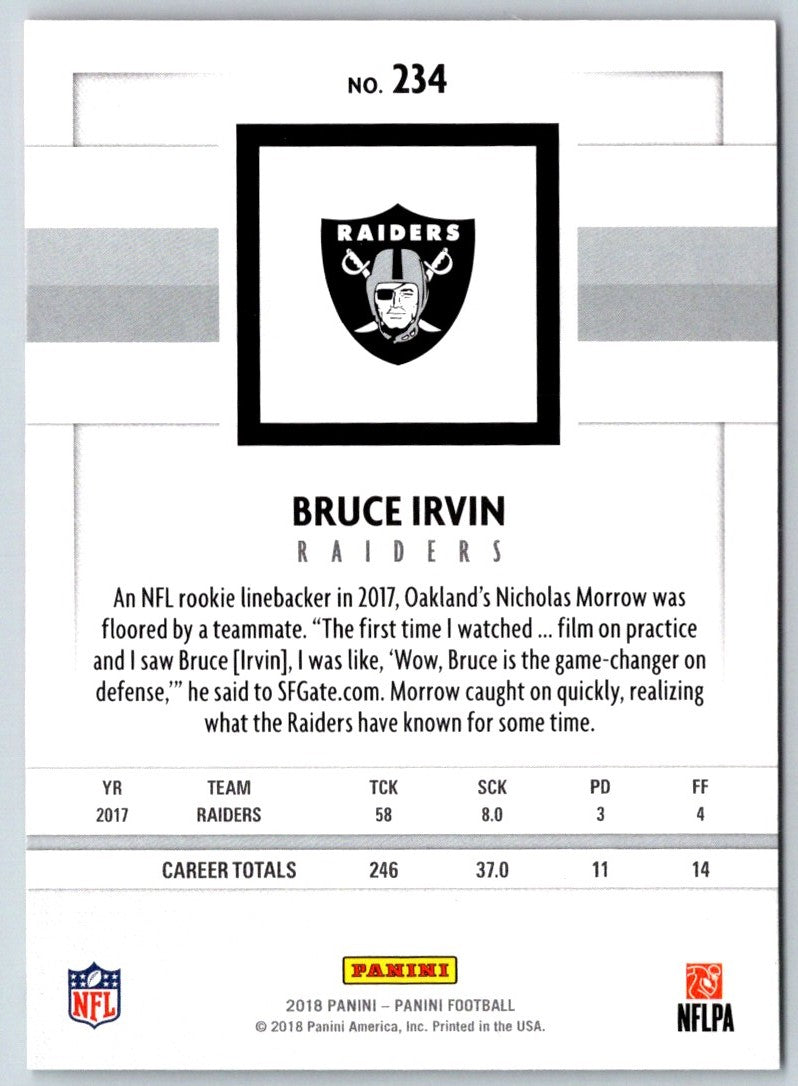 2018 Panini Bruce Irvin