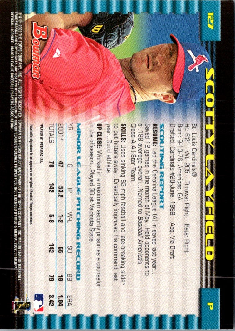 2002 Bowman Scotty Layfield