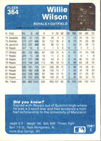 1984 Fleer Willie Wilson #364