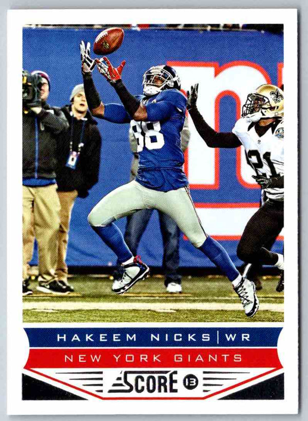 2013 Score Hakeem Nicks #138