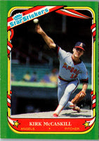 1987 Fleer Star Stickers Kirk McCaskill #75