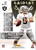 2014 Panini Contenders Matt Schaub #72