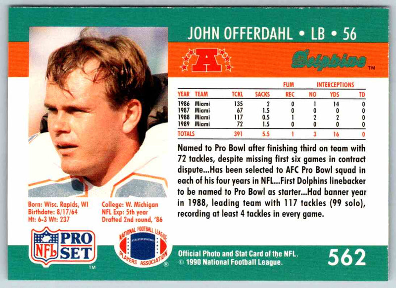 1992 Proset John Offerdahl