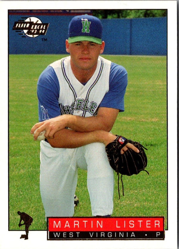 1993 Fleer Excel Martin Lister #178