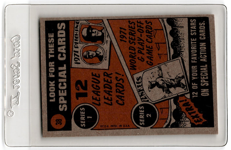 1972 Topps Header Card