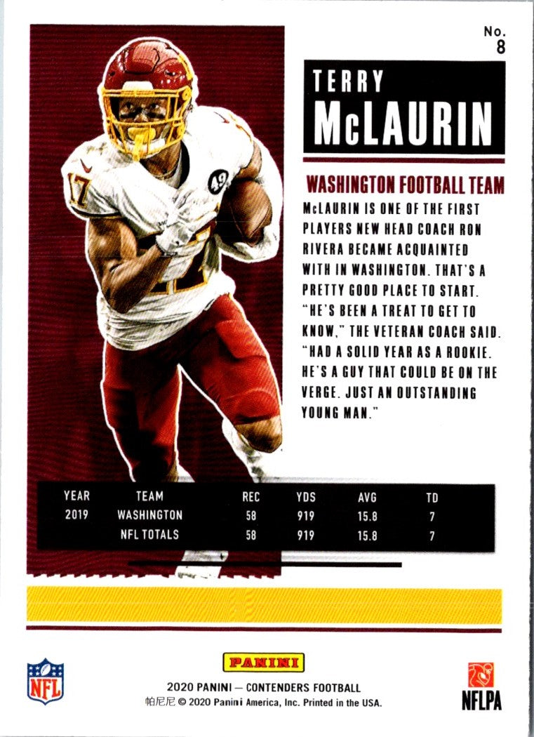 2020 Panini Terry McLaurin