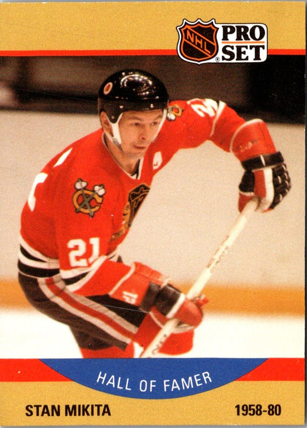 1990 Pro Set Stan Mikita #405