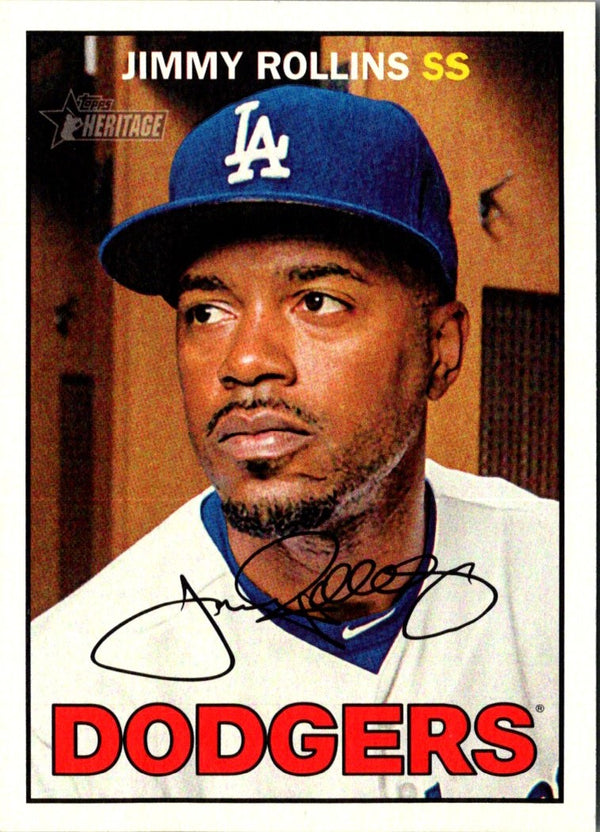 2016 Topps Heritage Jimmy Rollins #191