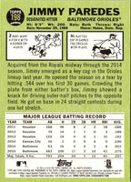 2016 Topps Heritage Jimmy Paredes #198