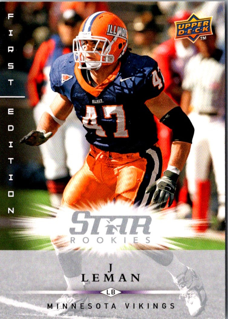 2008 Upper Deck First Edition J Leman