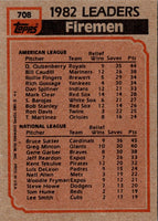 1983 Topps Dan Quisenberry/Bruce Sutter #708 EX