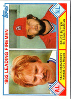 1983 Topps Dan Quisenberry/Bruce Sutter #708 EX