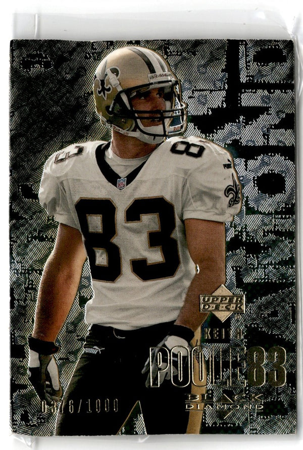 2000 Upper Deck Black Diamond Gold Keith Poole #69 6/1000