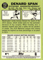 2016 Topps Heritage Denard Span #328
