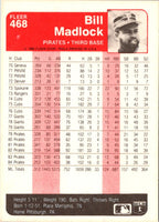 1985 Fleer Bill Madlock #468