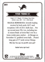 2012 Topps Magic Titus Young #201