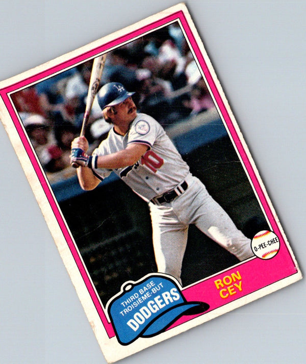 1981 O-Pee-Chee Ron Cey #260