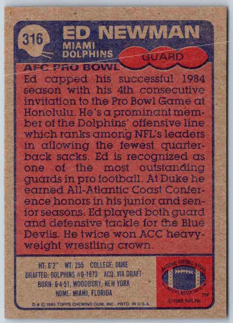 2011 Topps Football Ed Newman