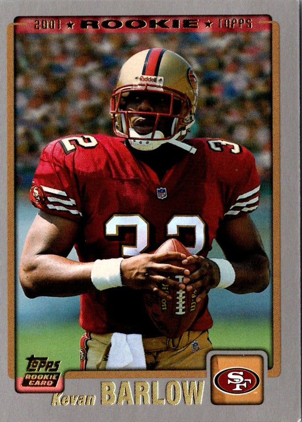 2001 Topps Kevan Barlow #375 Rookie