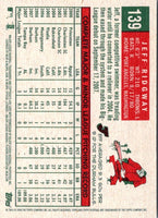 2008 Topps Heritage Jeff Ridgway #139 Rookie
