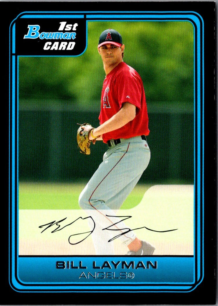 2006 Bowman Prospects Bill Layman