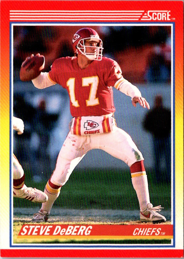 1990 Score Steve DeBerg