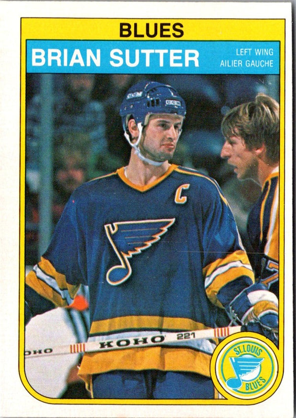 1982 O-Pee-Chee Brian Sutter #311