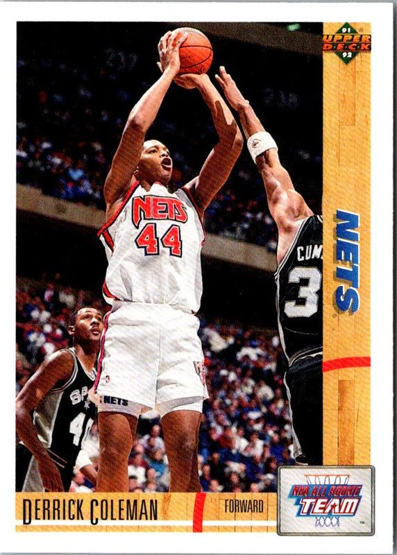 1991 Upper Deck Derrick Coleman #35