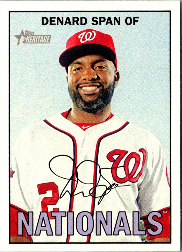 2016 Topps Heritage Denard Span #328